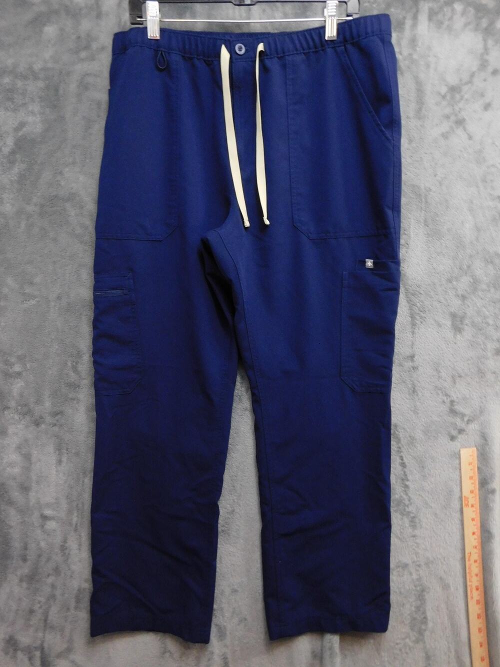FIGS Pants Mens XL Blue Cairo Jogger Slim Polyester Viscose Spandex Pockets